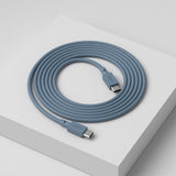 New Cable 1 | 3-Pack Shark Blue USB-C to USB-C