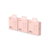 New Cable 1 | 3-Pack New Pink USB-C to Lightning