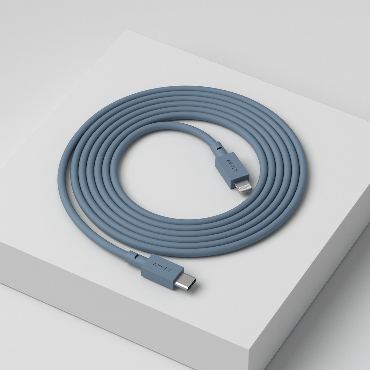 Shark Blue USBC to Lightning Charging Cable for Apple Devices – AVOLT US